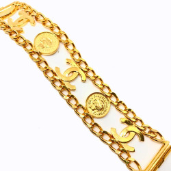 Bracelet CHANEL médailles vintage