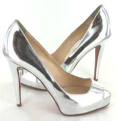 Escarpins CHRISTIAN LOUBOUTIN argent