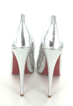 Escarpins CHRISTIAN LOUBOUTIN argent