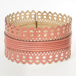 Ceinture rose ALAIA T65