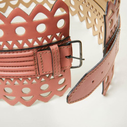 Ceinture rose ALAIA T65