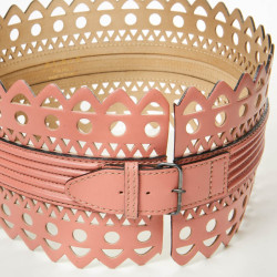 Ceinture rose ALAIA T65