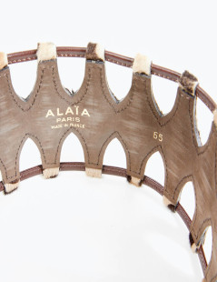 Ceinture façon panthère ALAIA T65