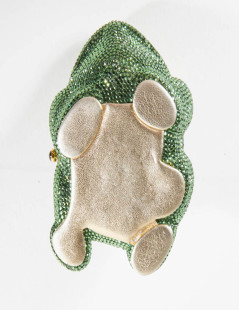 Minaudière JUDITH LIEBER grenouille strass