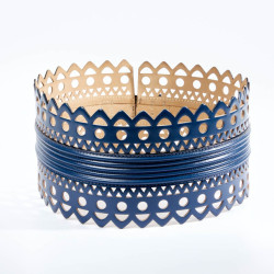 Ceinture T65 ALAIA bleue