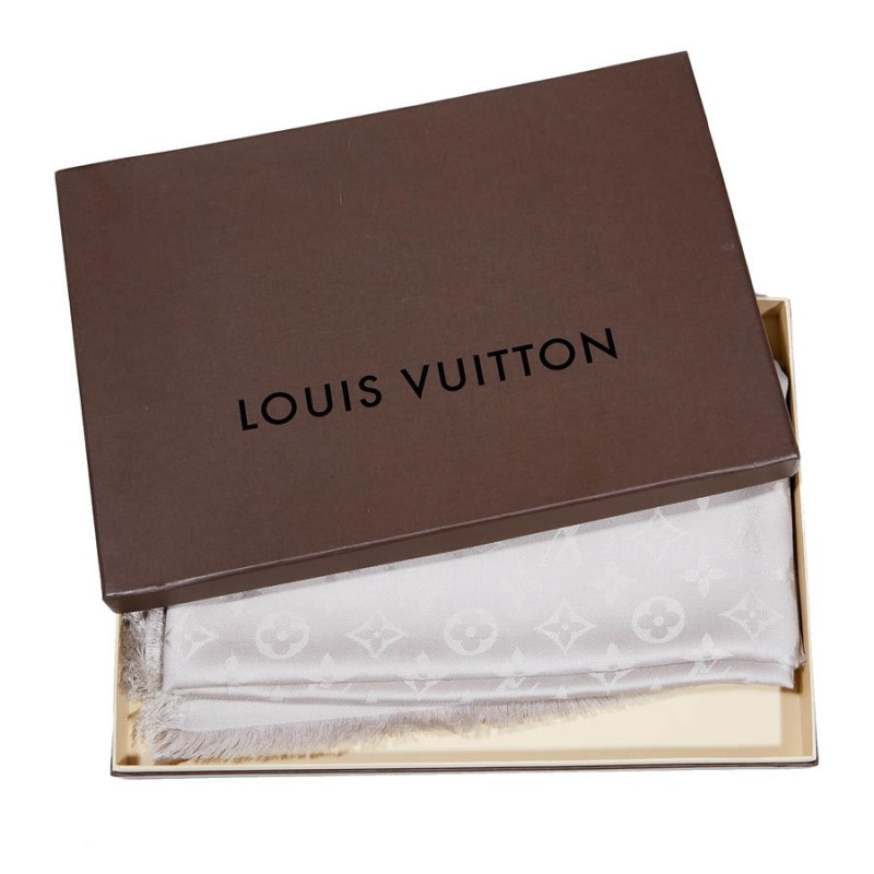 Accessoires Foulard Louis Vuitton Marron d'occasion