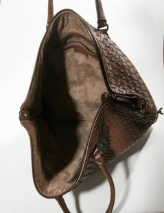 Sac Intrecciato de BOTTEGA VENETA Oversize marron