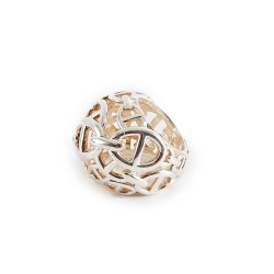 Bague HERMES Enchainée argent 925/°°°