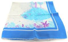 Foulard JACQUES FOETH bleu