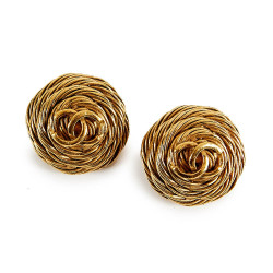 Clips CHANEL d'oreille Vintage