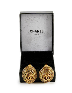 Clips CHANEL d'oreille Vintage