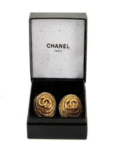 Clips CHANEL d'oreille Vintage