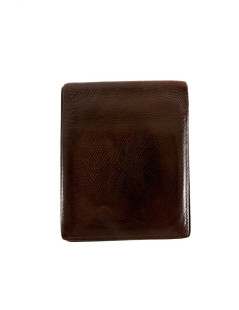 Porte-cartes HERMES cuir marron