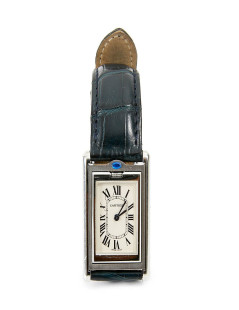 Montre TANK basculante CARTIER acier