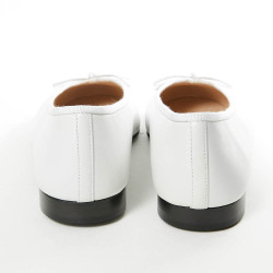 Ballerines CHANEL T40 bicolore blanc et noir