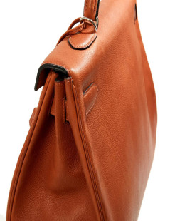 Kelly II 40  retourné HERMES taurillon saddle fauve