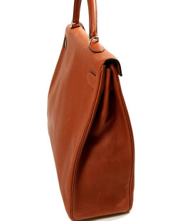 Kelly II 40  retourné HERMES taurillon saddle fauve