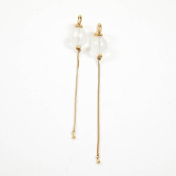 Boucles d'oreille GOOSSENS cristal de roche