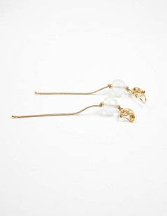 Boucles d'oreille GOOSSENS cristal de roche