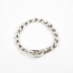 Bracelet Torsade HERMES argent 925/°°°