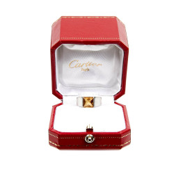 Bague CARTIER T 51 or blanc 750//°°° citrine