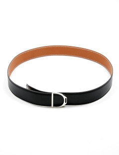 Ceinture HERMES T M réversible Homme