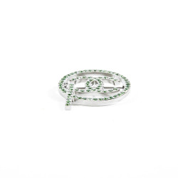 Broche CHANEL verte