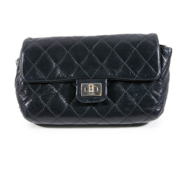 Ceinture Pochette CHANEL cuir matelassé noir