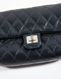 Ceinture Pochette CHANEL cuir matelassé noir