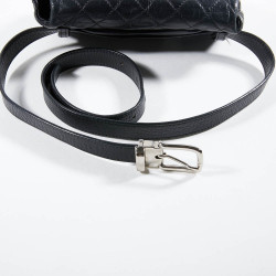 Ceinture Pochette CHANEL cuir matelassé noir