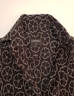 Blouse CHANEL à fleurs