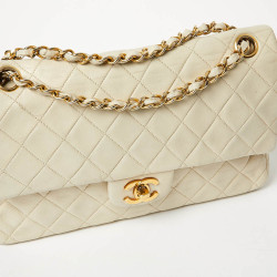 Sac CHANEL classique beige 