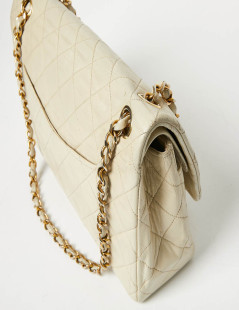 Sac CHANEL classique beige 