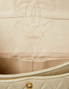 Sac CHANEL classique beige 