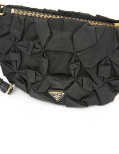 Pochette PRADA nylon noir