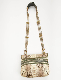 CHLOE Irina bag in beige python and leather