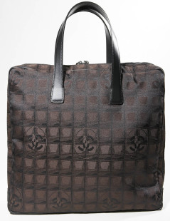 CHANEL brown monogram canvas briefcase  