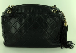 Sac Caméra CHANEL Vintage noir