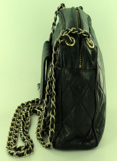 Sac Caméra CHANEL Vintage noir