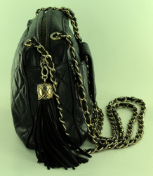 Sac Caméra CHANEL Vintage noir