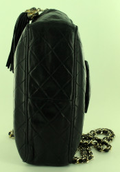 Sac Caméra CHANEL Vintage noir