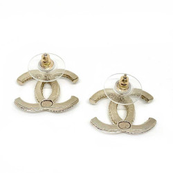 Chanel earrings studs GM with rhinestones