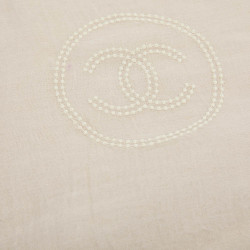 CHANEL Pale Pink Cashmere and Silk Pareo