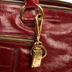 Sac PRADA cuir bordeaux