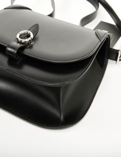 Sac à main MOYNAT cuir lisse noir