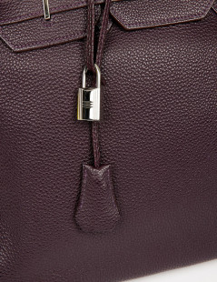 Birkin 35 HERMES cuir de veau Togo raisin