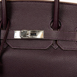 Birkin 35 HERMES cuir de veau Togo raisin