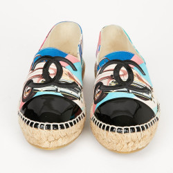 Espadrilles T38 CHANEL multicolores