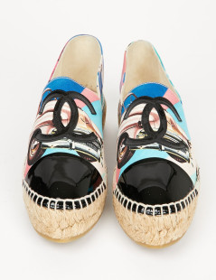 Espadrilles T38 CHANEL multicolores