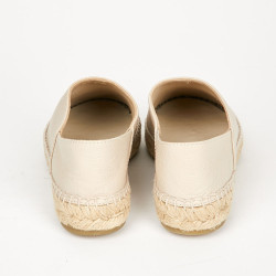 Espadrilles T36 cuir beige CHANEL